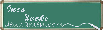 Ines Wecke Visitenkarte